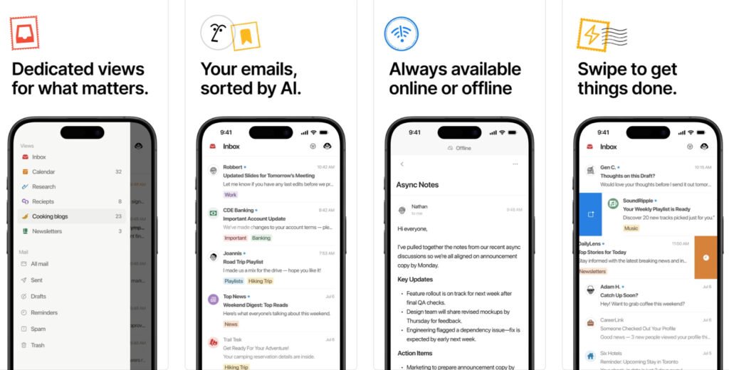 AI-Powered Email App Notion Mail Arrives for the iPhone