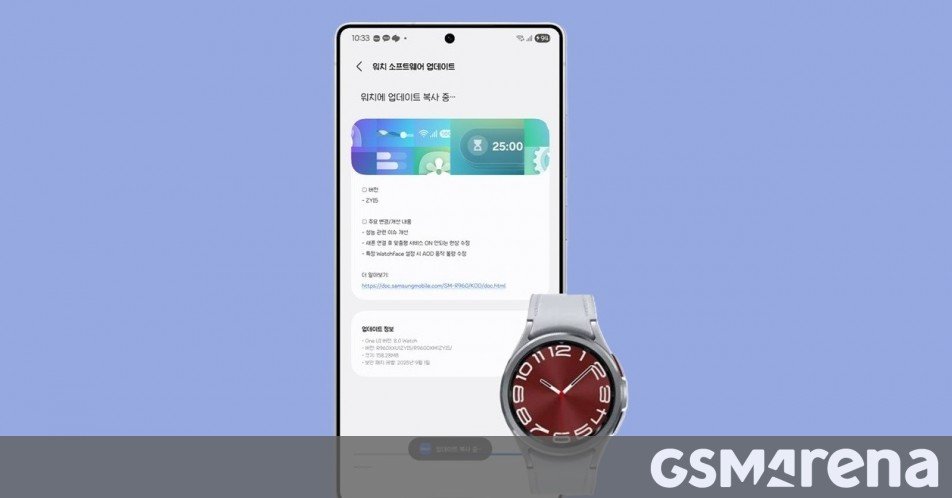 Samsung Galaxy Watch6 Classic receives second One UI 8 Watch beta update