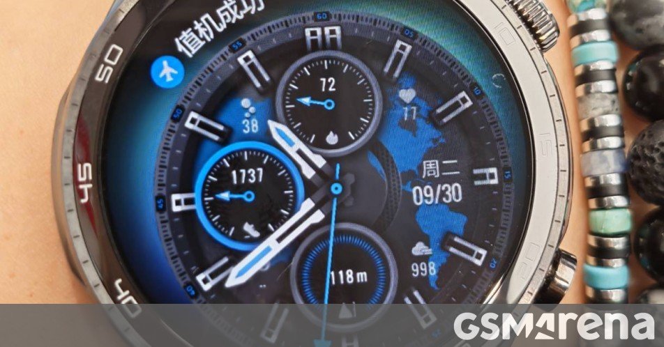 Honor Watch 5 Pro photo shared by exec, demonstrating the check-in reminder feature