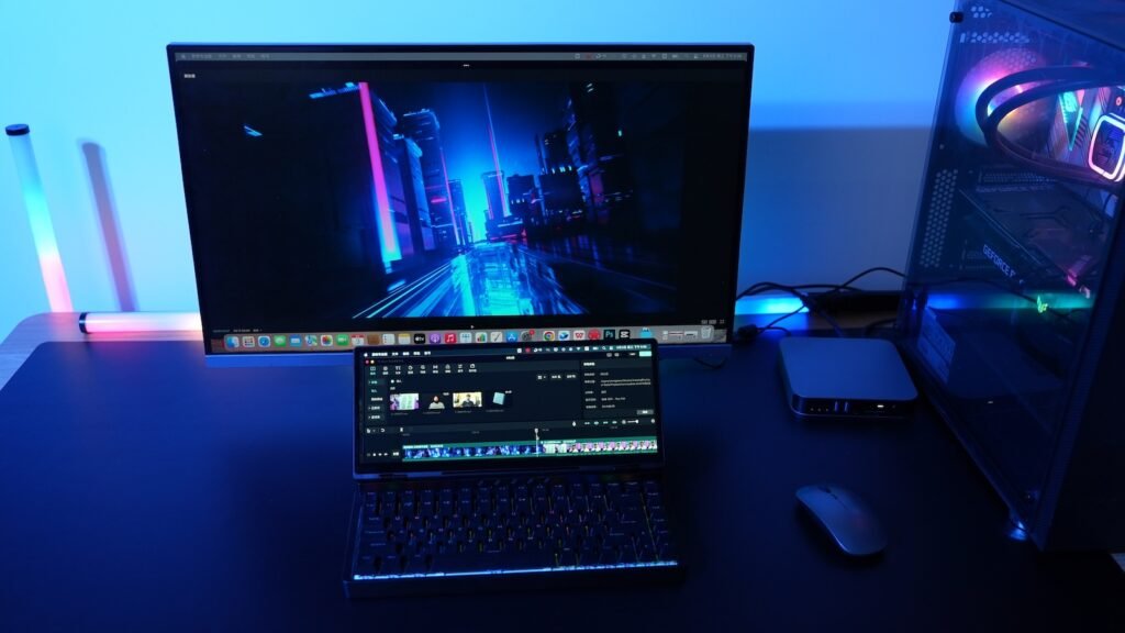 Welder: Folding Mechanical Keyboard with Smart Touchscreen