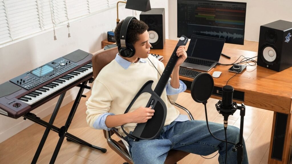 LiberLive C1 is a stringless smart guitar!