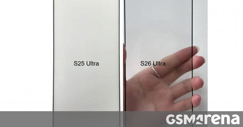 Samsung Galaxy S26 Ultra’s screen protector gets compared to the S25 Ultra’s