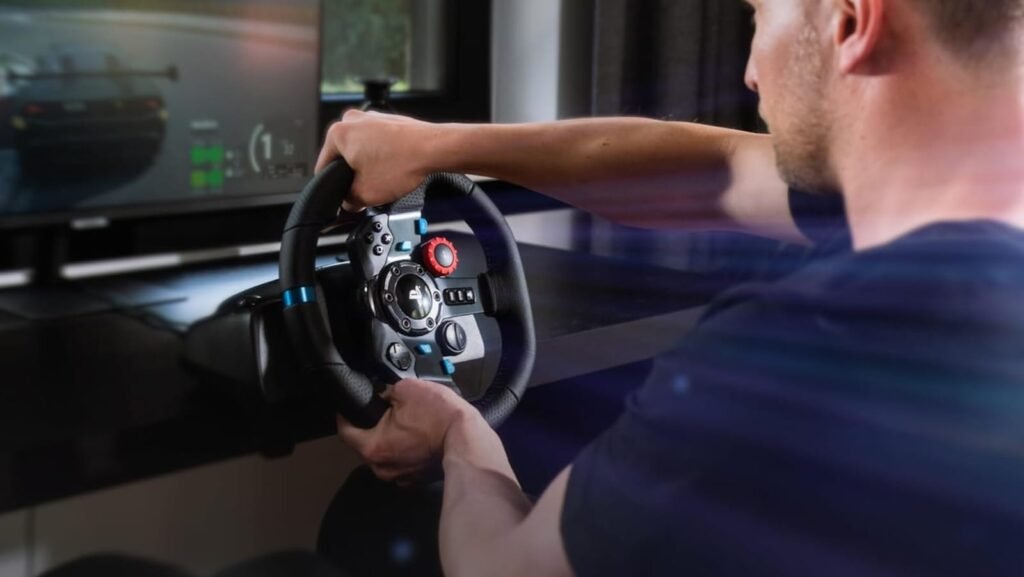 Logitech G29 Driving Force Wheel makes racing sims ultra-realistic