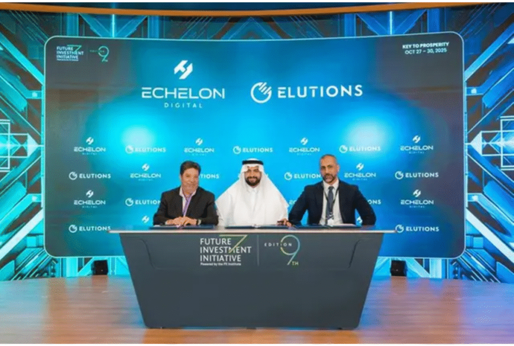 Echelon Digital and Elutions Partner to Deploy AI Across Saudi and Middle East Industries