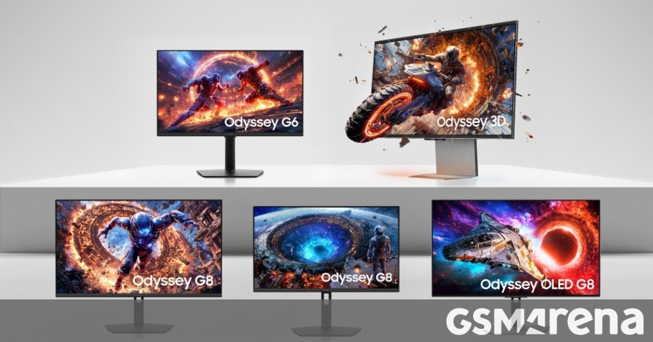 Samsung debuts new Odyssey gaming monitor lineup with up to 1,040Hz refresh rate