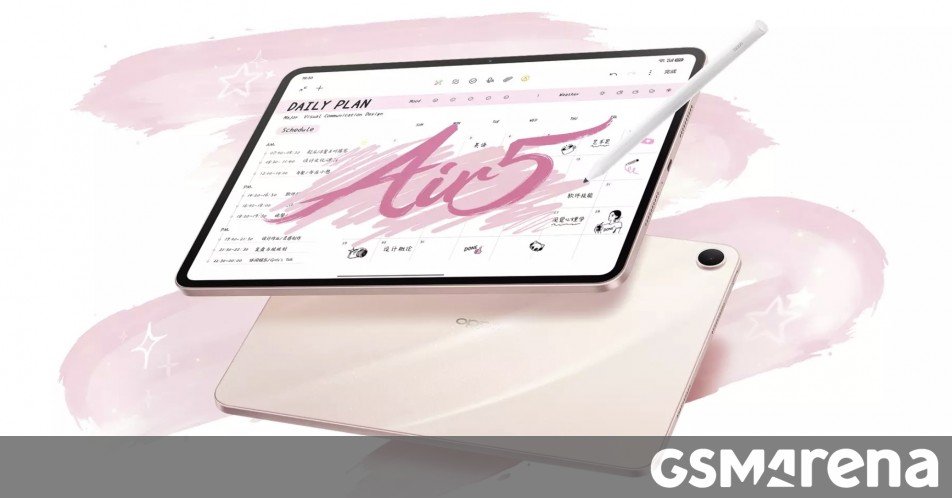 Oppo Pad Air5 goes official with a 12.1-inch display, Dimensity 7300-Ultra SoC