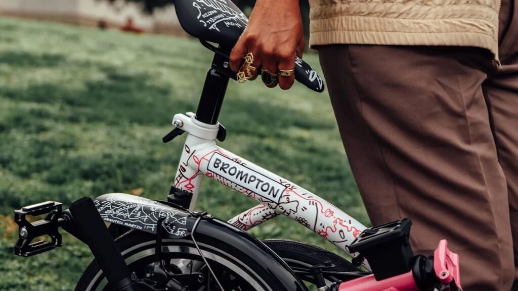 Brompton X Shantell Martin P Line boasts unique styling