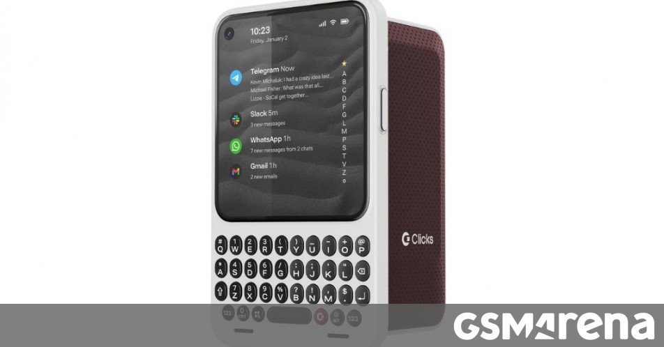 Clicks Communicator is a BlackBerry-inspired phone with a physical keyboard