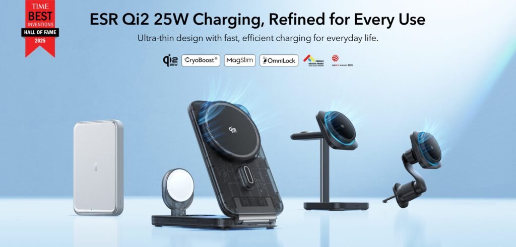 ESR Expands Its Qi2 25W Wireless Charging Lineup, Advancing Everyday Charging at CES 2026
