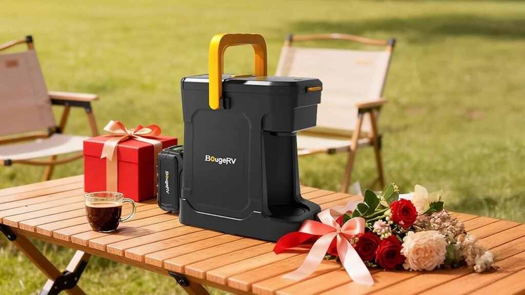 BougeRV Portable Coffee Maker With 144Wh Battery