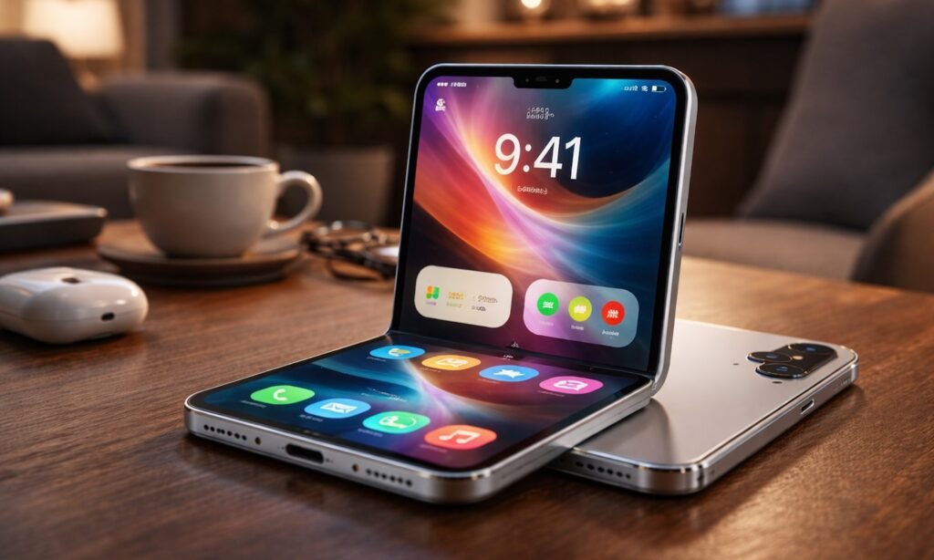 Apple might have a clamshell foldable iPhone coming