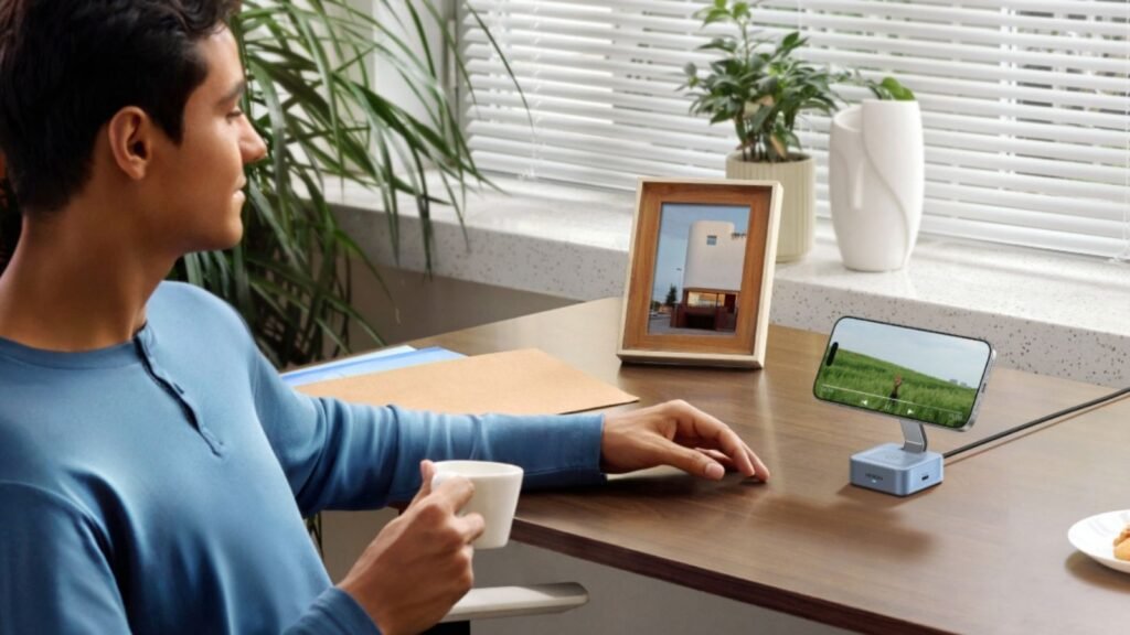 UGREEN MagFlow 2-in-1 Magnetic Wireless Charger 25W