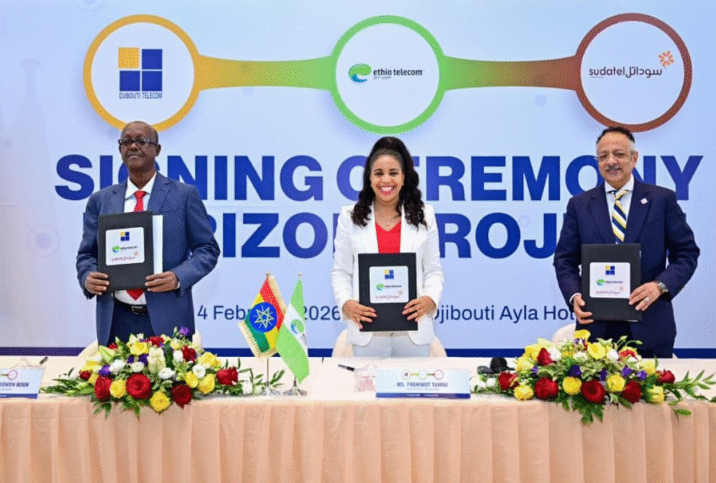 Ethio telecom, Djibouti Telecom, and Sudatel seal Horizon Fiber cross-border connectivity deal