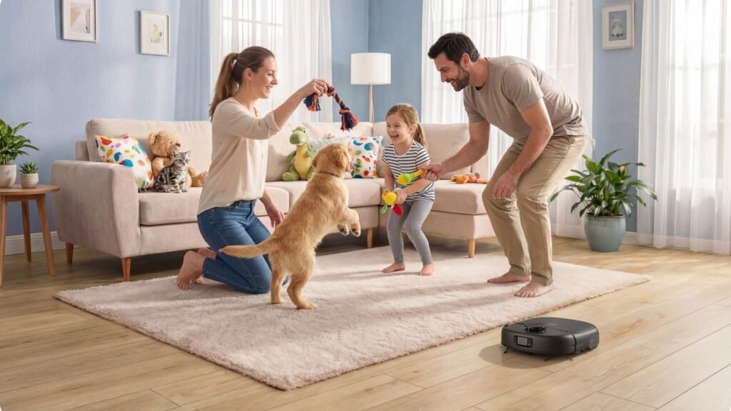 eufy Robot Vacuum Omni C28 is ideal for homes with pets!