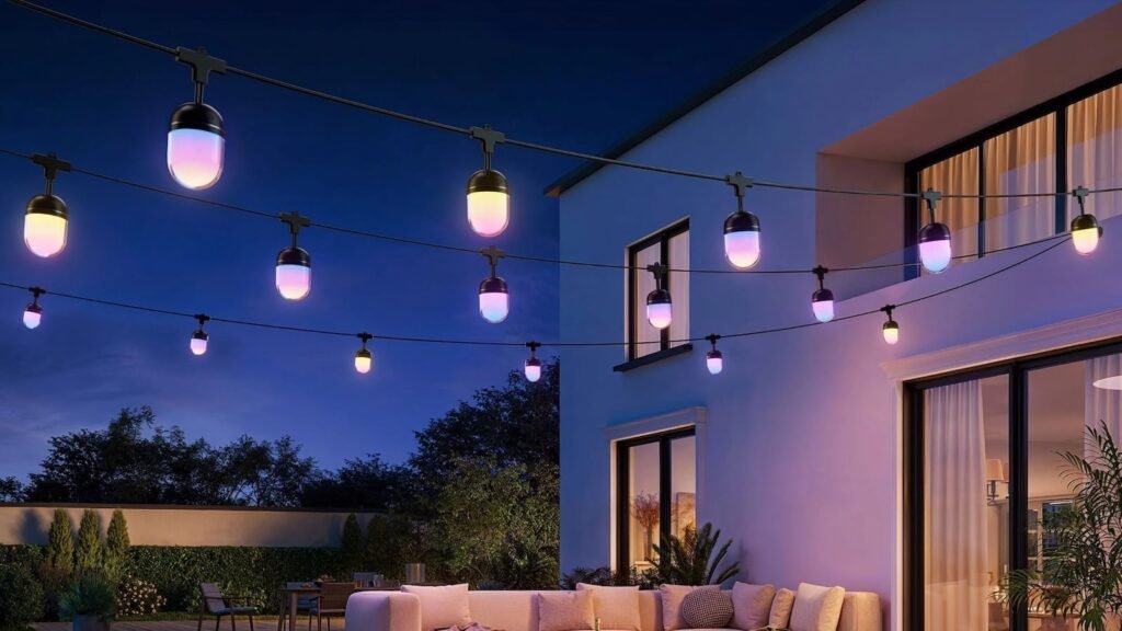 Govee Outdoor Chromatic String Lights shine nature-inspired hues