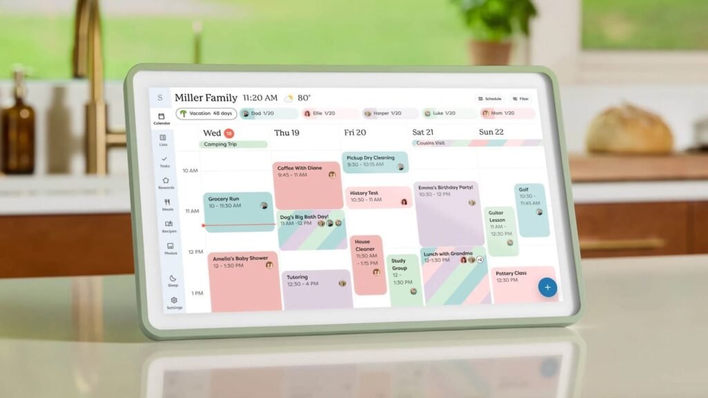 Skylight Calendar 2 keeps your day on schedule