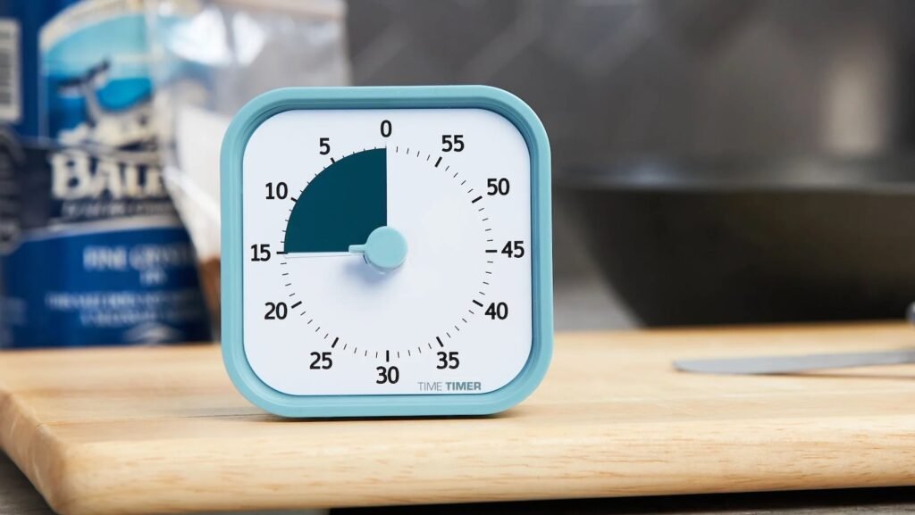 TIME TIMER Home MOD is a 60-minute visual timer for kids