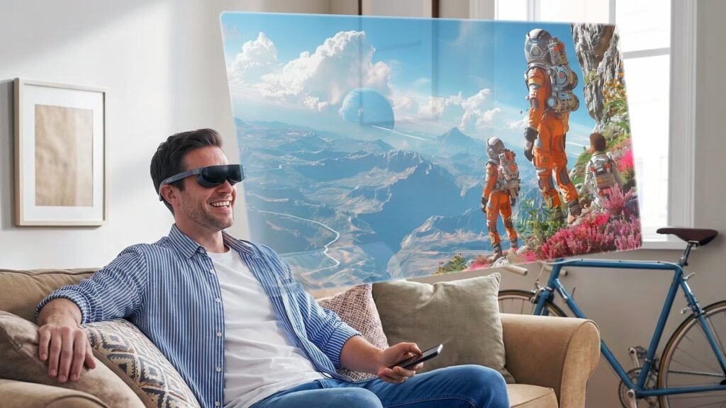 Acer AR Glasses GR0 a like a portable big-screen display